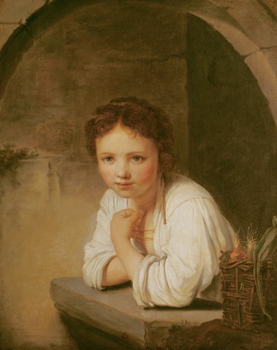 The Little Gardener by Jean Baptiste Santerre